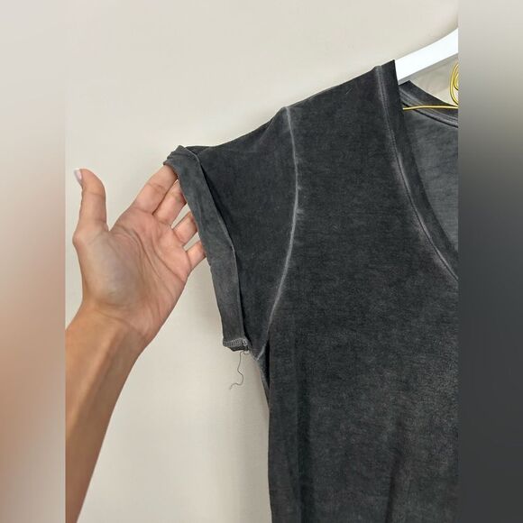 PAIGE Women's Charlie T-Shirt in Vintage Slate - Picture 4 of 7